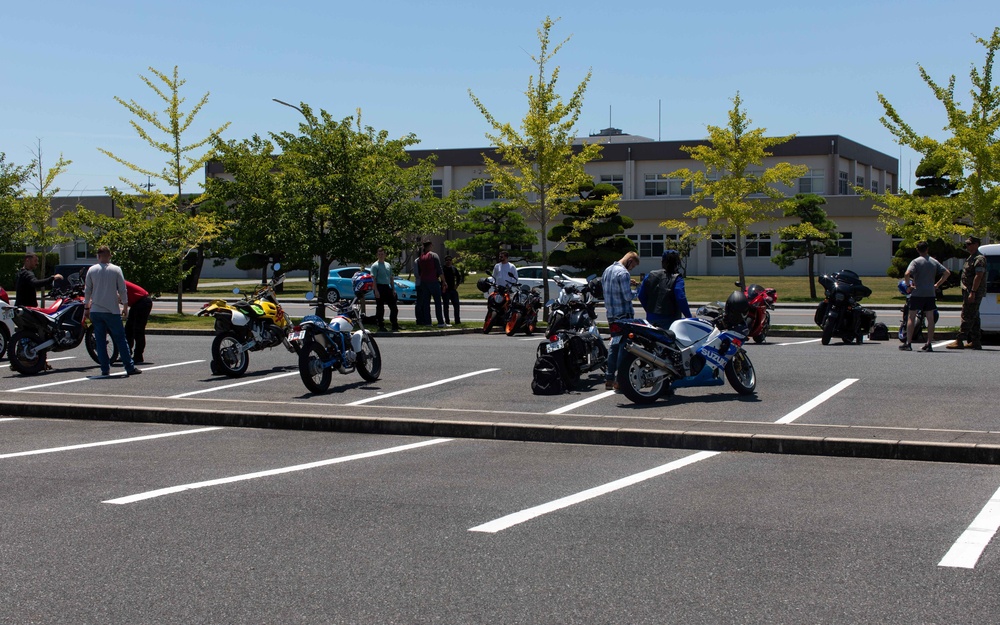 MCAS Iwakuni personnel conduct quarterly motorcycle mentorship ride