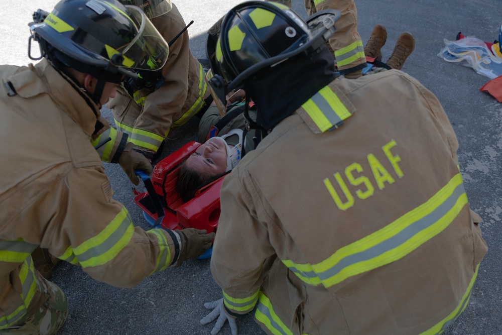 Fire and Emergency Services conducts vehicle extrication training
