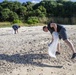 Over 100 Marines gather to clean Okinawa’s beaches