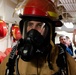 Members aboard Coast Guard Cutter Munro participate in damage control training
