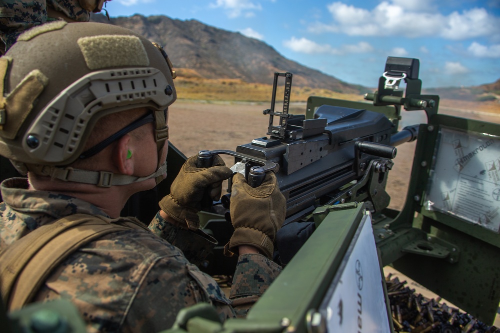 Bravo Company fires heavy weapons