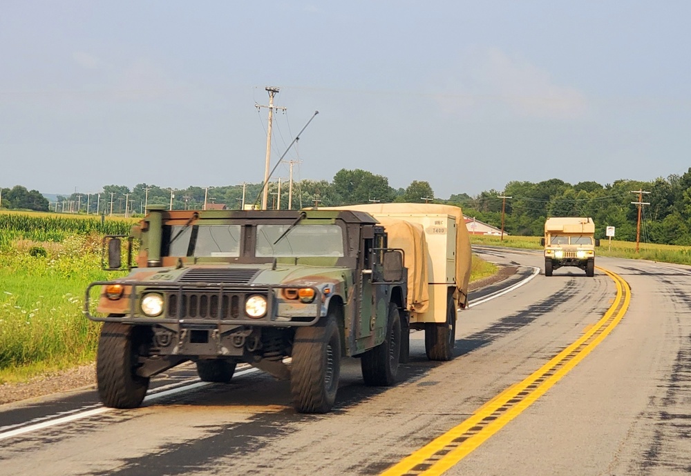 August 2021 training operations at Fort McCoy