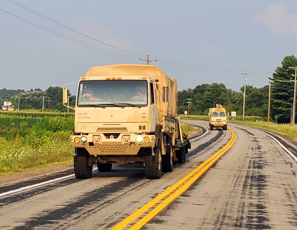 August 2021 training operations at Fort McCoy