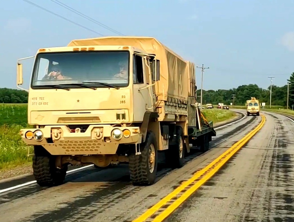 August 2021 training operations at Fort McCoy