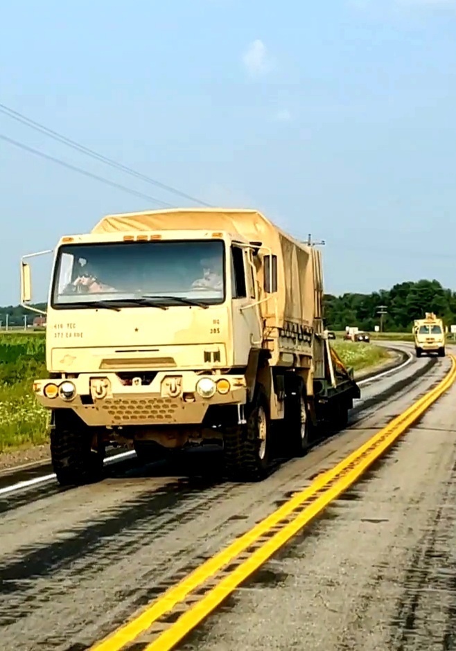 August 2021 training operations at Fort McCoy