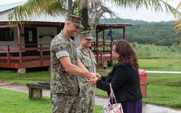 U.S. Navy Seabees deployed with NMCB-5’s Detail Palau attend Fallen Heroes Ceremony