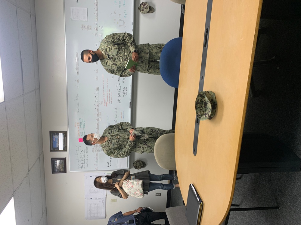 U.S. Navy Seabees with NMCB-5's Detail Sasebo take over from NMCB-4