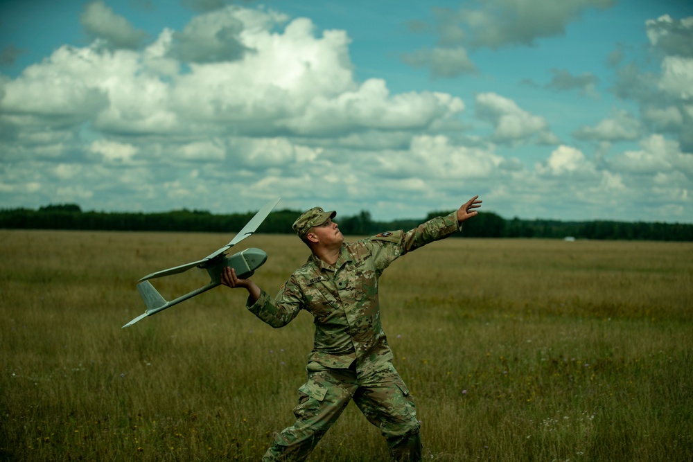 Dark Rifles take Battle Group Poland Raven training to new heights