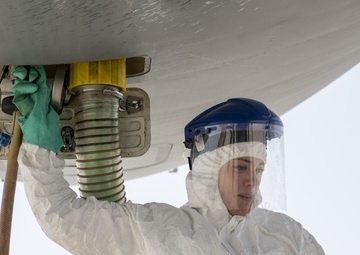 Aircraft maintenance captain gets down to business
