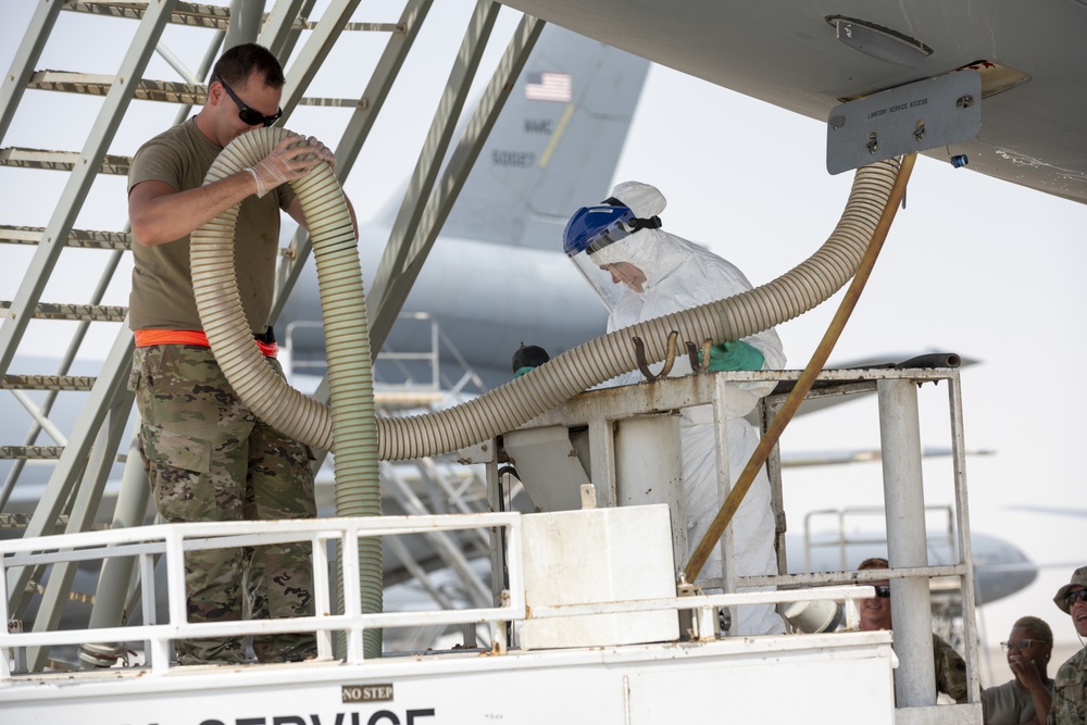 Aircraft maintenance captain gets down to business