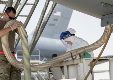 Aircraft maintenance captain gets down to business