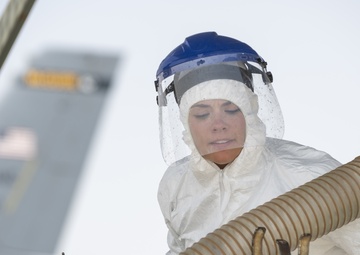Aircraft maintenance captain gets down to business