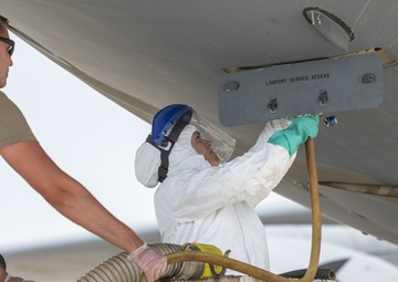Aircraft maintenance captain gets down to business