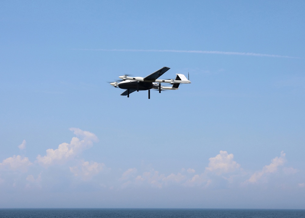 Naval Air Warfare Center Teams up with Military Sealift Command to Test Unmanned Aerial System Concept in a Maritime Environment