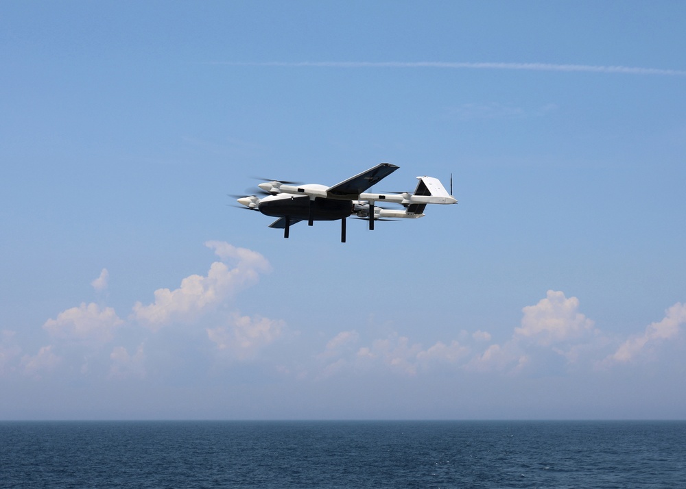 Naval Air Warfare Center Teams up with Military Sealift Command to Test Unmanned Aerial System Concept in a Maritime Environment