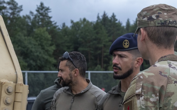 &quot;Burt's Knights&quot; host Portugal Marine Force at static display