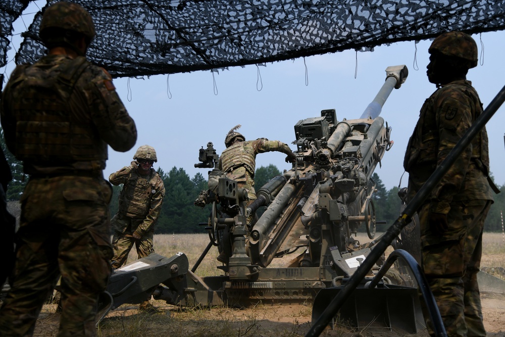 119th Field Artillery trains at Northern Strike 21-2