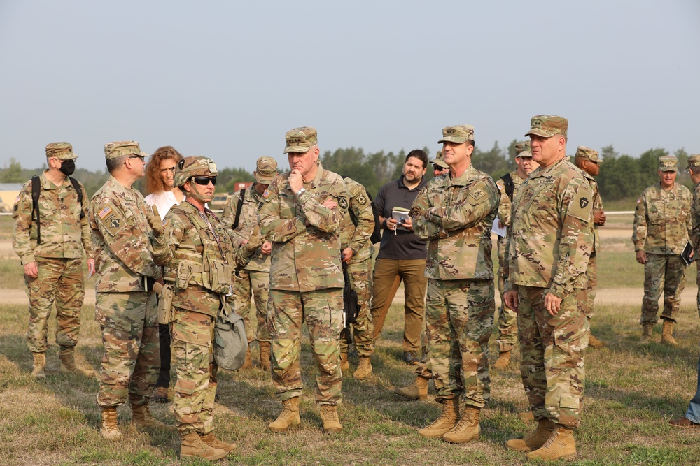 Army Futures Command visits 36th Sustainment Brigade at Northern Strike 21