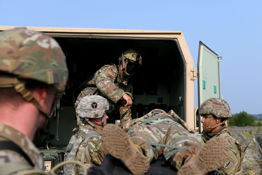 36th Sustainment Brigade runs medevac scenario