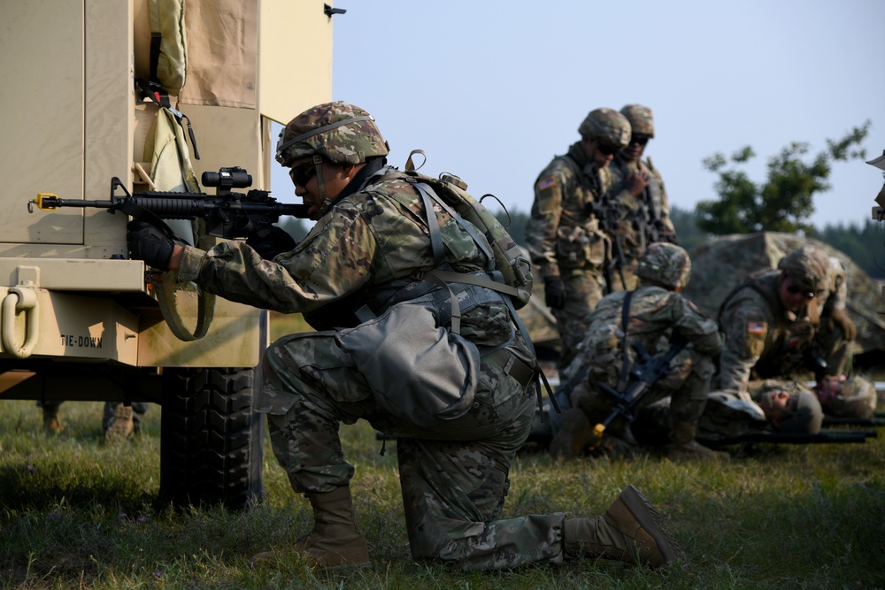 36th Sustainment Brigade runs medevac scenario