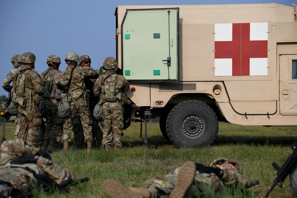 36th Sustainment Brigade runs medevac scenario