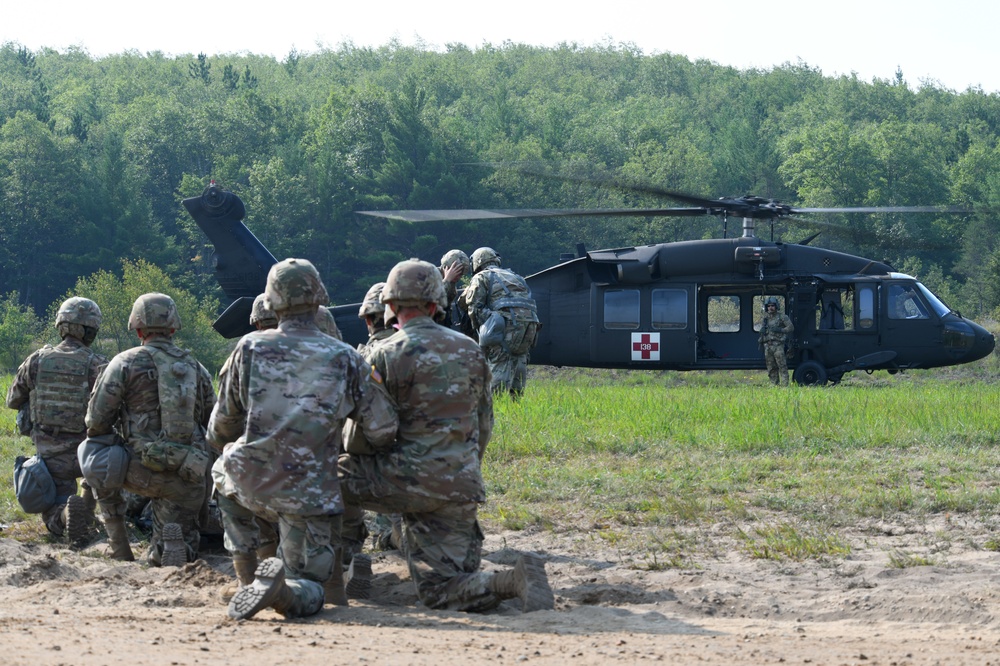 36th Sustainment Brigade runs medevac scenario