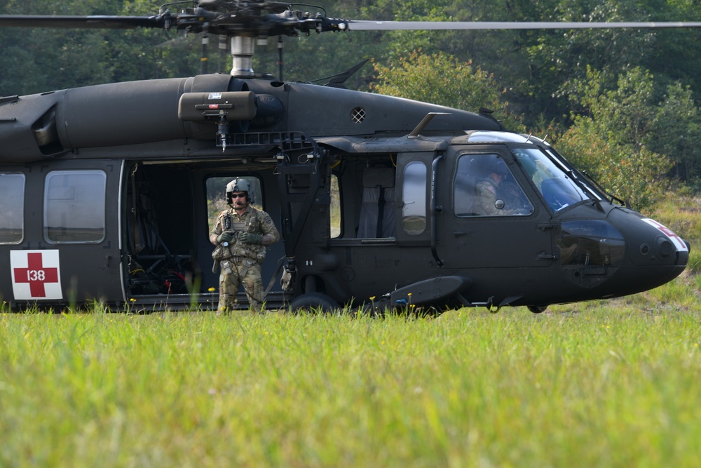 36th Sustainment Brigade runs medevac scenario