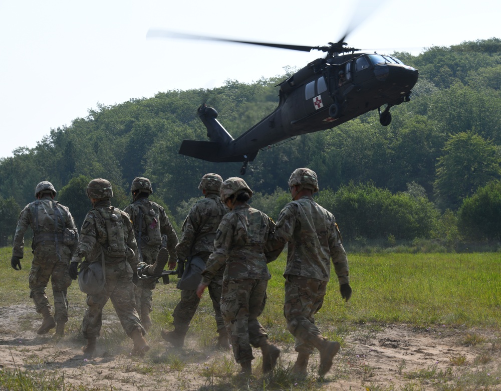 36th Sustainment Brigade runs medevac scenario