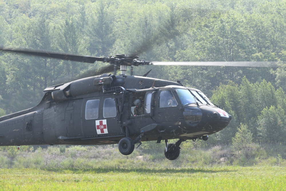 36th Sustainment Brigade runs medevac scenario