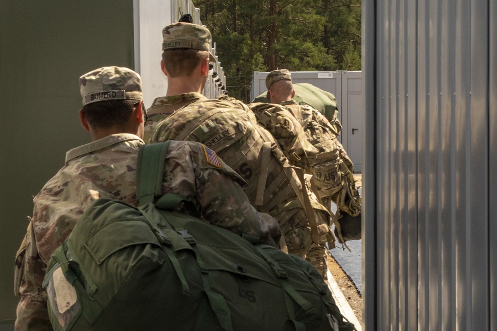 &quot;Burt's Knights&quot; arrive at Camp Herkus