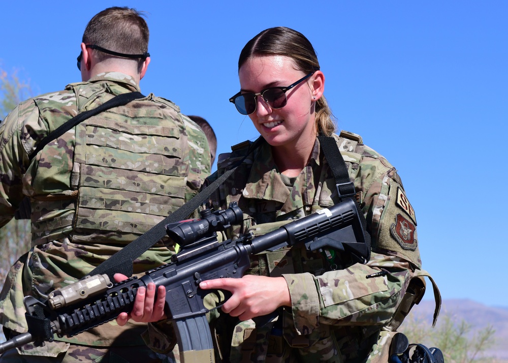 926th Security Forces Squadron Shoot, Move, Communicate training exercise