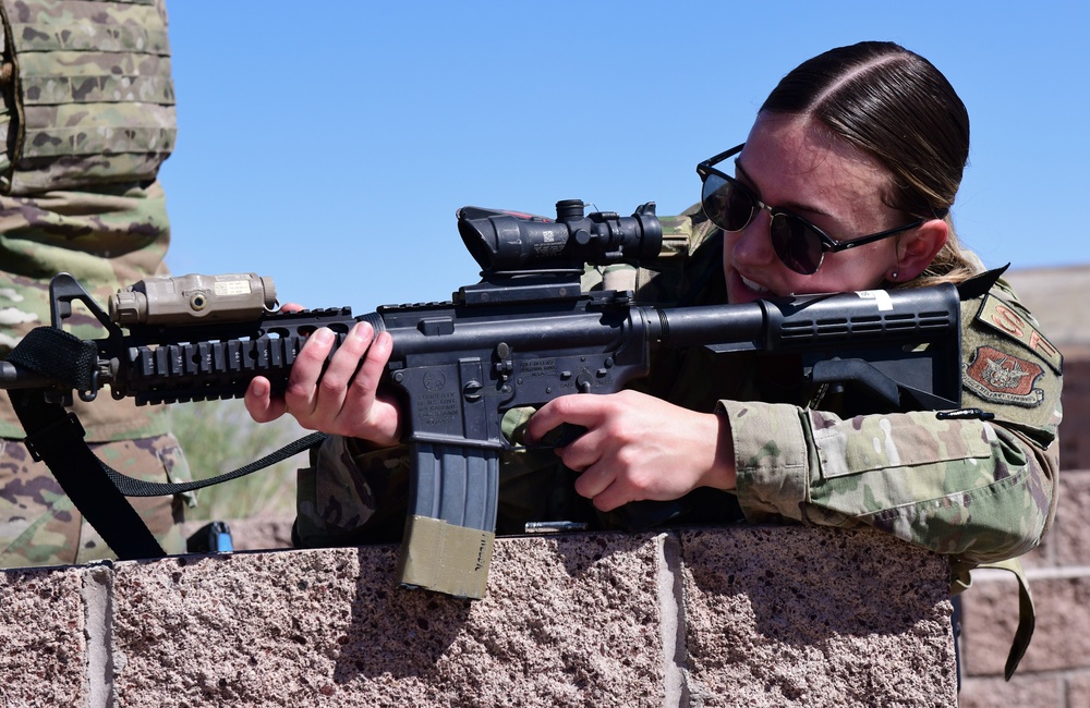 926th Security Forces Squadron Shoot, Move, Communicate training exercise