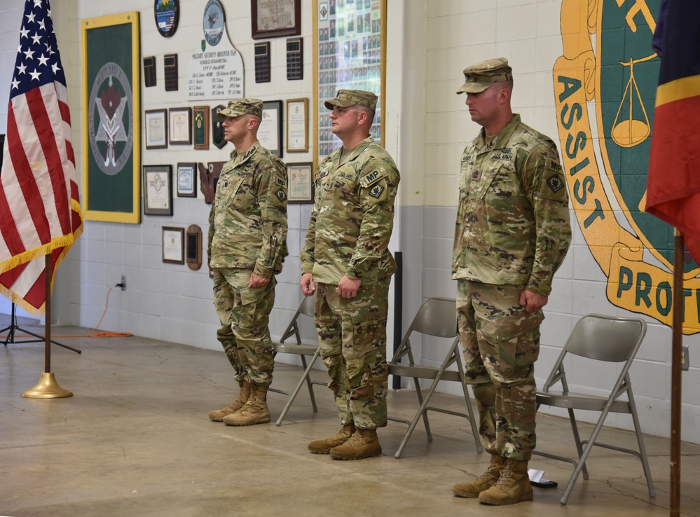 113th Military Police Company Change of Responsibility