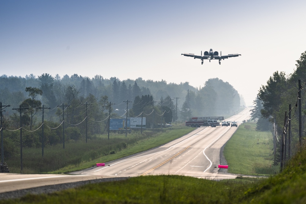 127 Wing makes history with highway landing