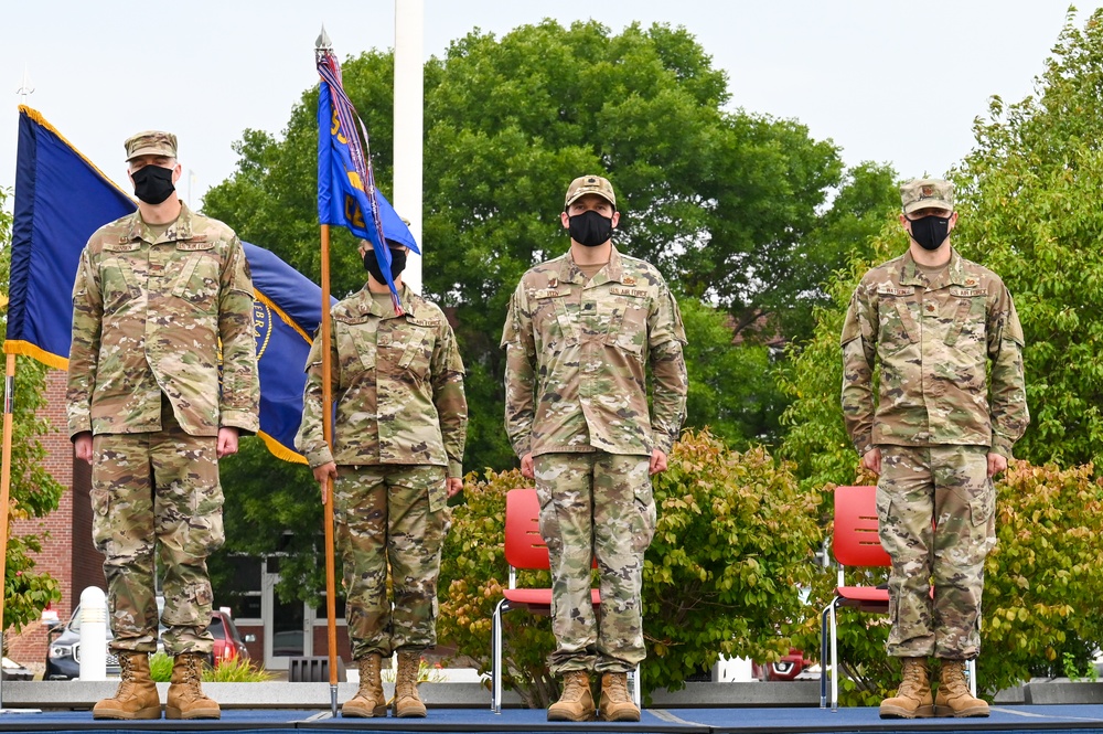 155th Civil Engineer Squadron holds change of command ceremony