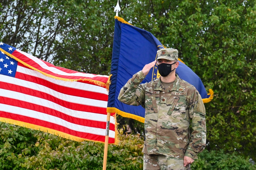 155th Civil Engineer Squadron holds change of command ceremony