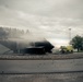 Latvian and Alpena CRTC firefighters simulate aircraft fire