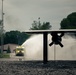 Latvian and Alpena CRTC firefighters simulate aircraft fire