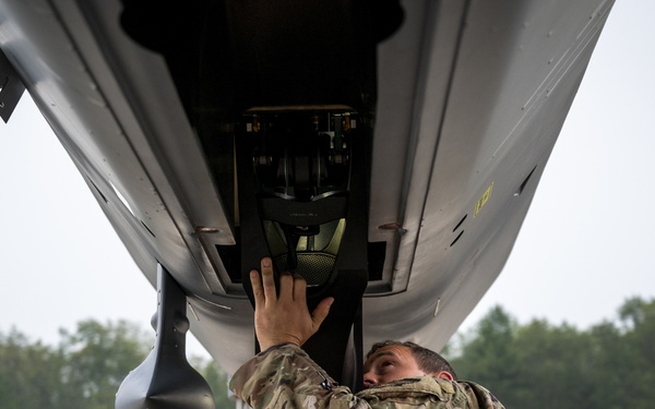 Preparing MQ-9 Reaper for morning launch