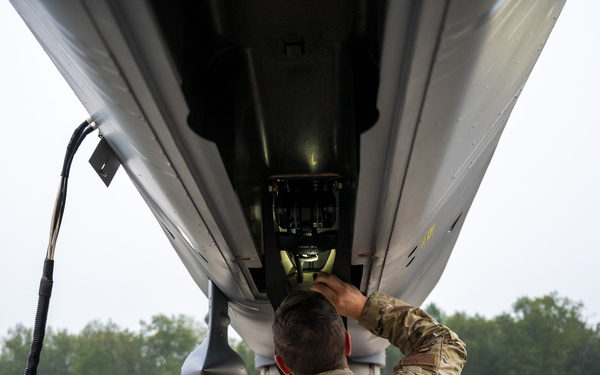 Preparing MQ-9 Reaper for morning launch