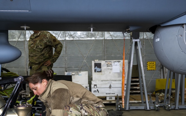 Preparing MQ-9 Reaper for morning launch