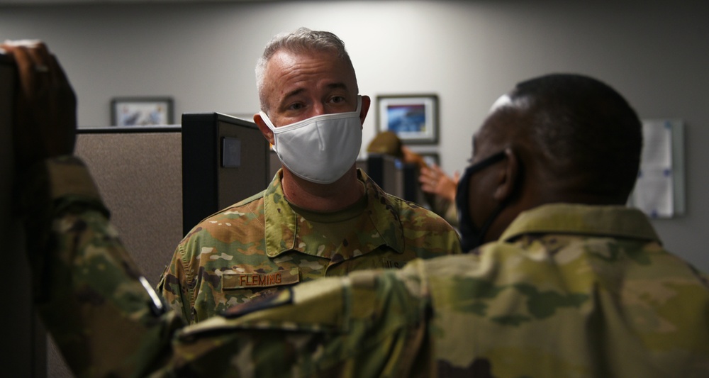 Chief Master Sergeant Maurice Williams visits Goldwater Air National Guard Base