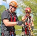 127th Civil Engineer Fire Department Trains on Repel Tower at Exercise Spartan