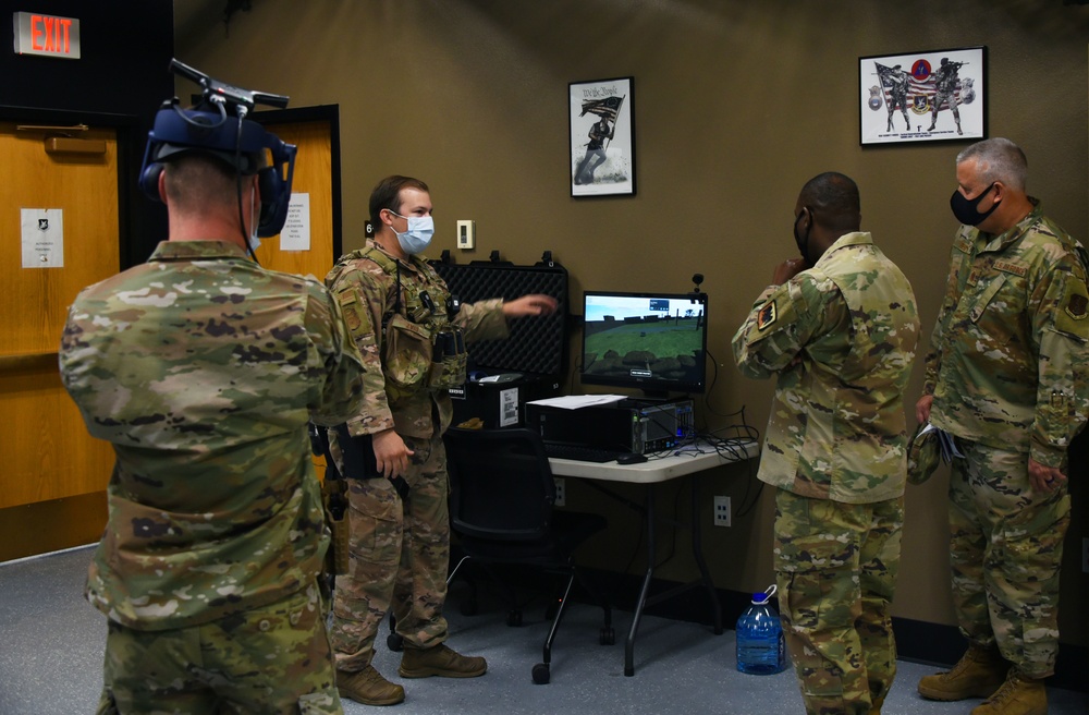 Chief Master Sergeant Maurice Williams visits Goldwater Air National Guard Base