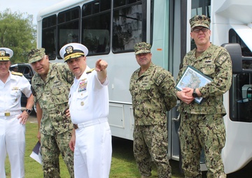 CNO Gilday Tours Naval Base Guam