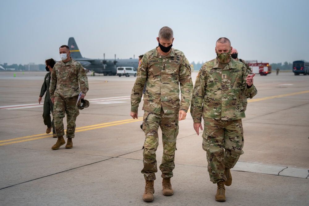 Chief of the National Guard Bureau visits the Wyoming National Guard