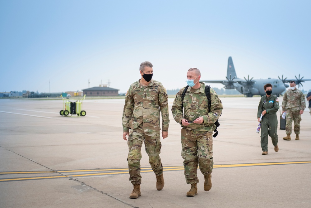 Chief of the National Guard Bureau visits the Wyoming National Guard