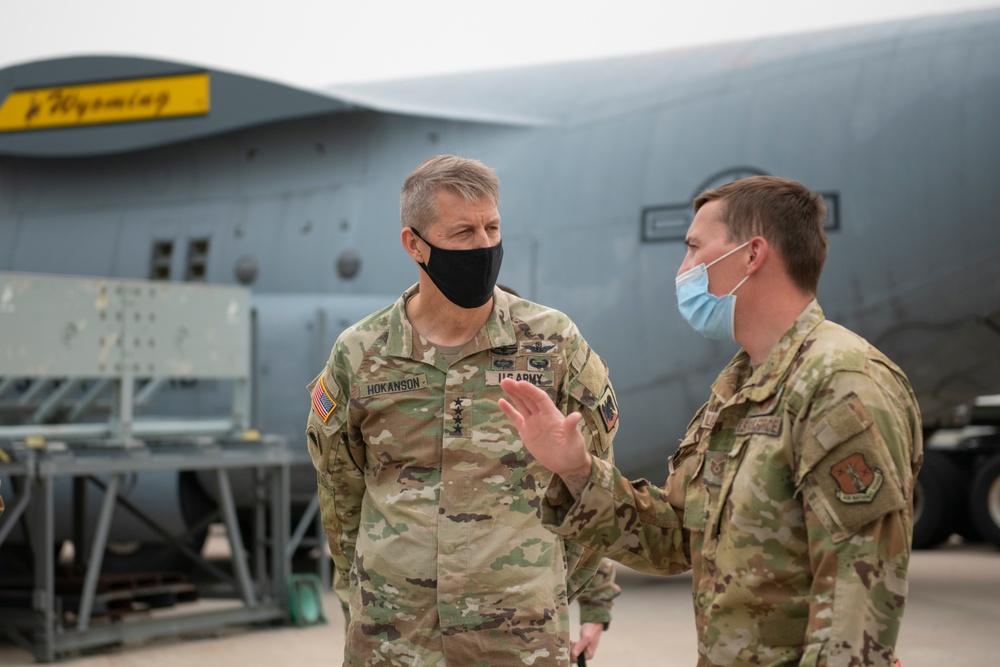 Chief of the National Guard Bureau visits the Wyoming National Guard