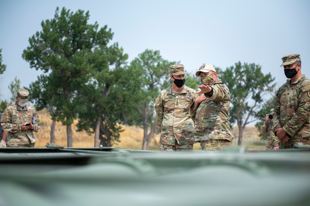 Chief of the National Guard Bureau visits the Wyoming National Guard