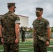 3d MLG Commanding General presents Navy and Marine Corps Medal to Sergeant Major David M. Potter